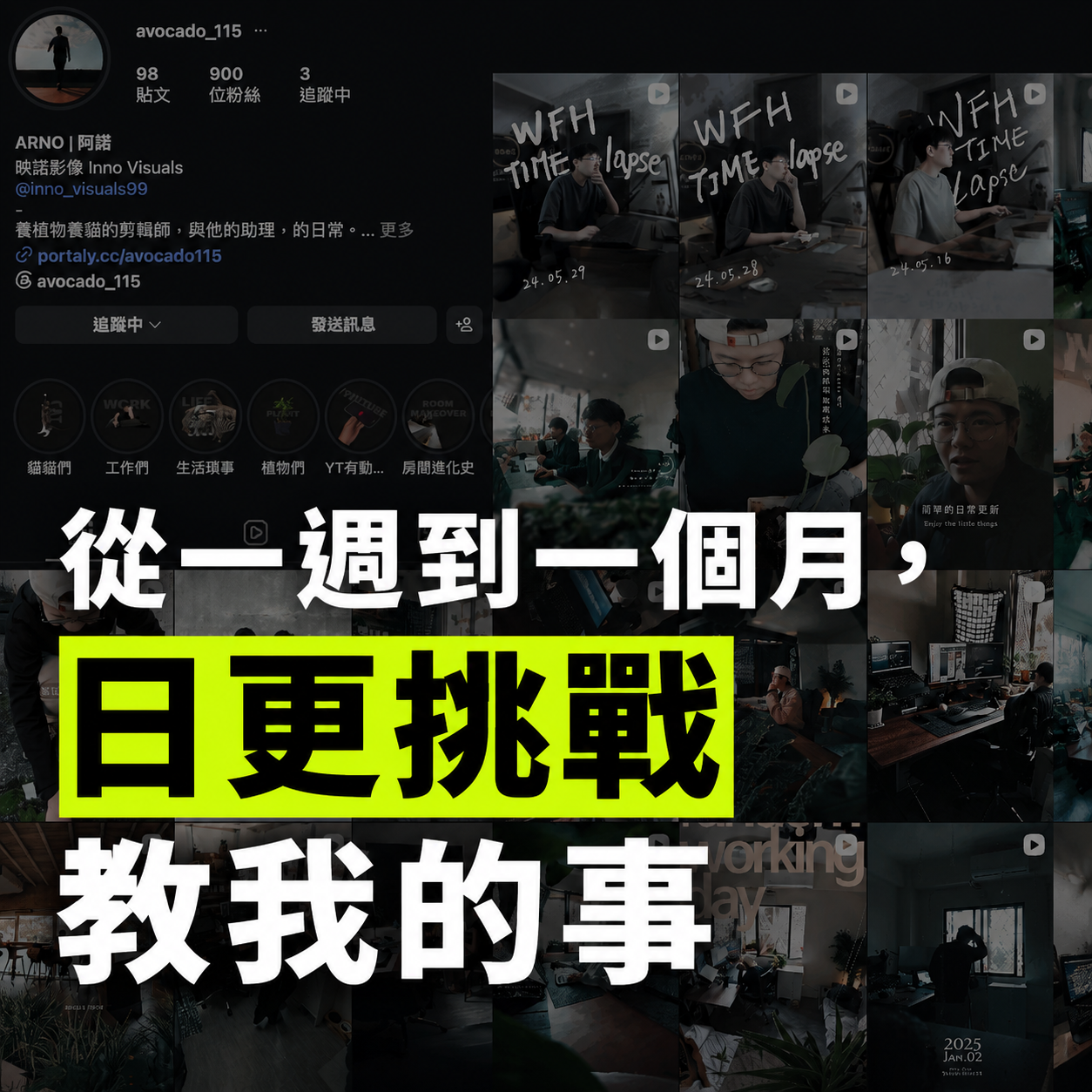 從一週到一個月，日更挑戰教我的事